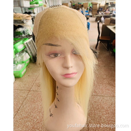 30 32 40 Inch Virgin Long Human Hair Blond 613 Transparent Lace Front Wig 613 Full Lace Wigs with Baby Hair Pre Plucked Hairline